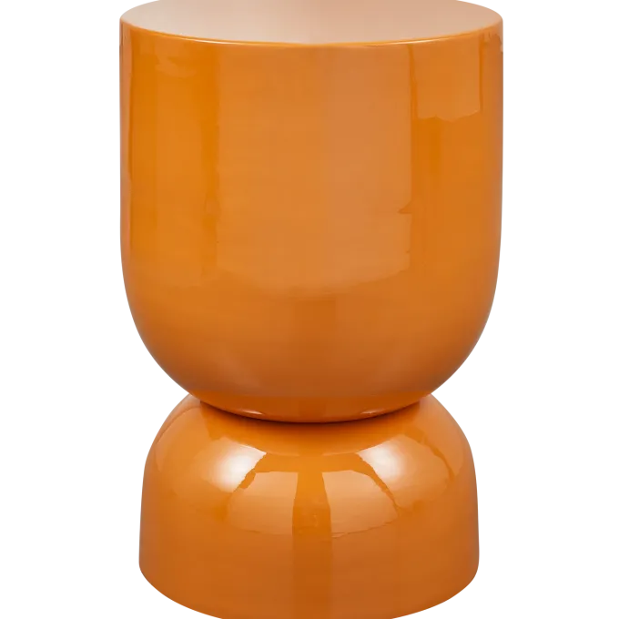 Woood Hekla bijzettafel metaal oranje
