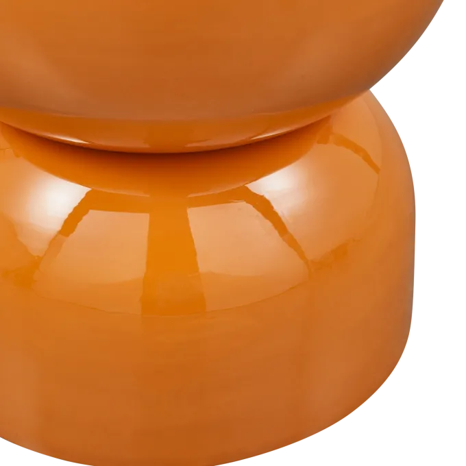 Woood Hekla bijzettafel metaal oranje