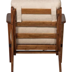 Woood Houston fauteuil bouclé/hout naturel