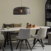 Woood Imme Bankje Hout Zwart 110cm