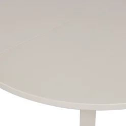 Woood Janne uitschuifbare eettafel rond eiken dakargrau [fsc]