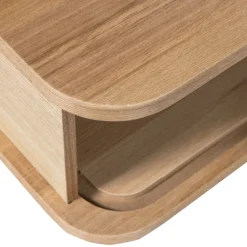 Woood Jena hangend nachtkastje links/rechts hout naturel
