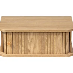 Woood Jena hangend nachtkastje links/rechts hout naturel