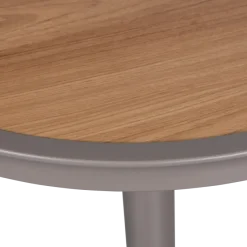 Woood Jeppe hoogte verstelbare bartafel tuin aluminium bruin/grijs