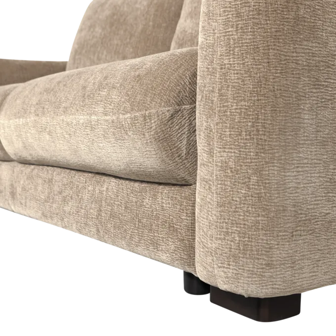 Woood Jonne 3-Zits Slaapbank Chenille Naturel