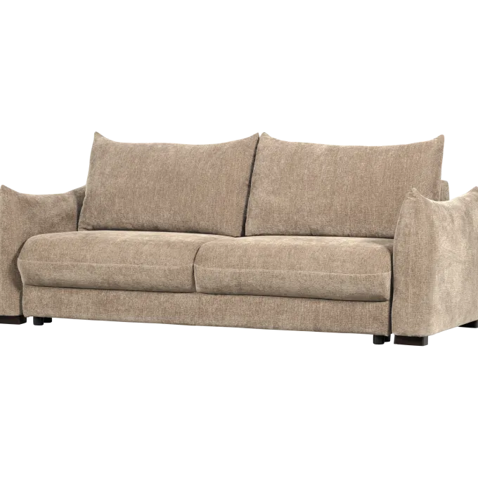 Woood Jonne 3-Zits Slaapbank Chenille Naturel