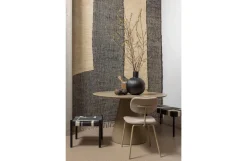 Woood Jorre Eettafel Mdf Militair Bruin Ø120cm