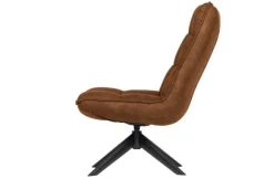 Woood Jouke draaifauteuil kunstleer - Cognac