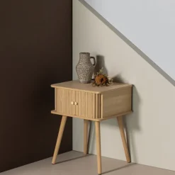 Woood Karri Nachtkastje Recht Mdf/Grenen Naturel [FSC]