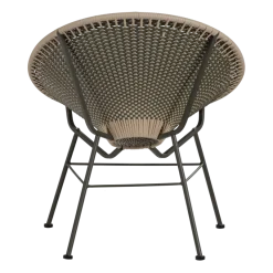 Woood Kazoun Tuin Loungestoel Wicker Groen