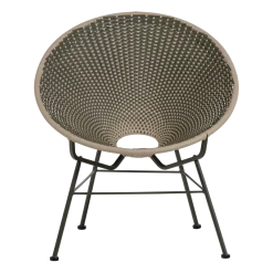 Woood Kazoun Tuin Loungestoel Wicker Groen