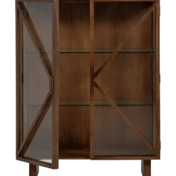 Woood Kella 2-deurs kast mango hout bruin