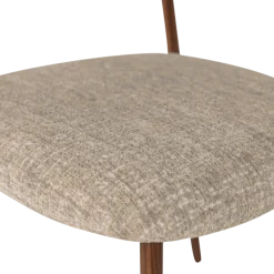 Woood Kelu Eetkamerstoel Wollig Naturel Melange - Set Van 2 [FSC]