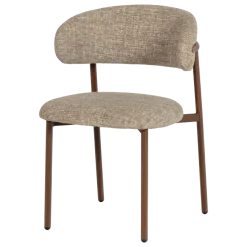 Woood Kelu Eetkamerstoel Wollig Naturel Melange - Set Van 2 [FSC]