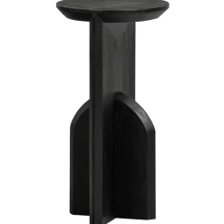 Woood KIONI smalle bijzettafel acacia hout zwart