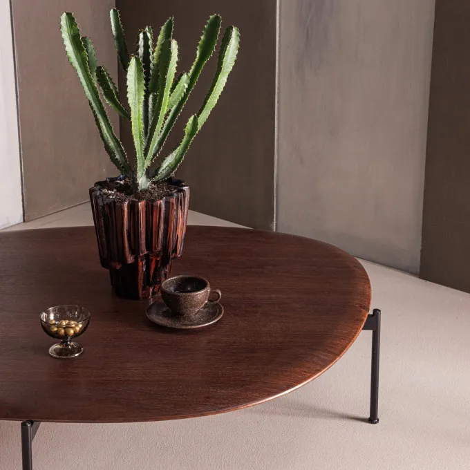 Woood Kota Salontafel 26x121x79 Cm Mdf/Fineer Bruin