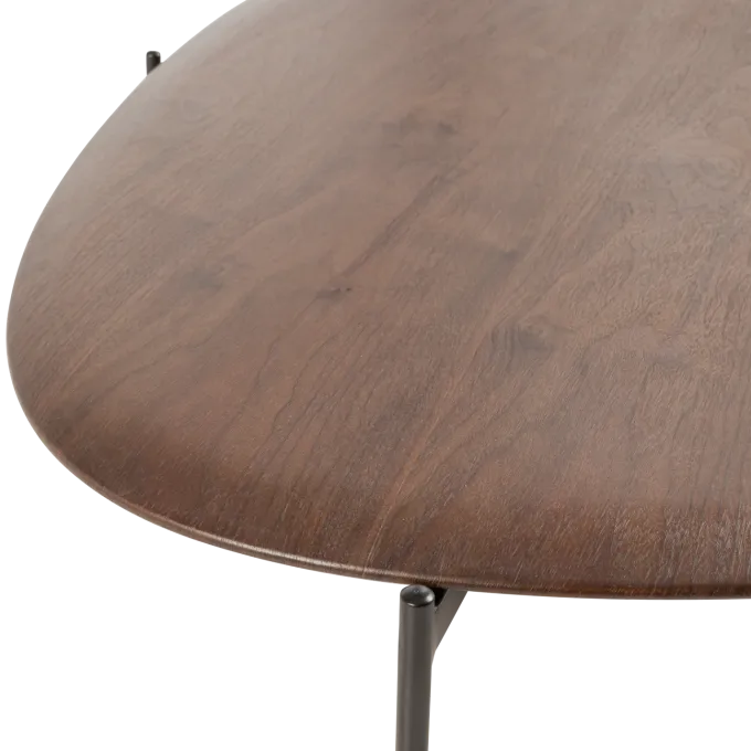 Woood Kota Salontafel 26x121x79 Cm Mdf/Fineer Bruin