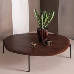 Woood Kota Salontafel 26x121x79 Cm Mdf/Fineer Bruin