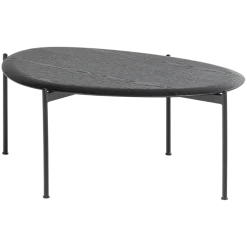 Woood Kota Salontafel 36x92x68 Cm Mdf/Fineer Zwart