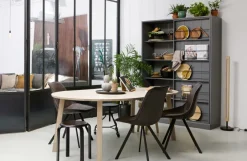 Woood Lange Jan Uitschuifbare Eettafel Rond Eiken Sydney [fsc]