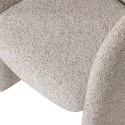 Woood Lanor Eetkamerstoel Grove Boucle Naturel [FSC]
