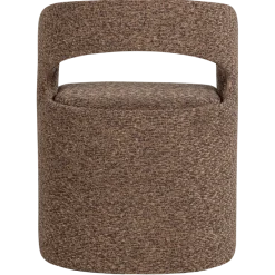 Woood Lanor Eetkamerstoel Grove Boucle Bruin [FSC]