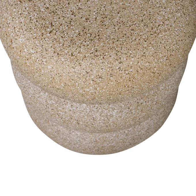 Woood Laurel bijzettafel met spikkels beige