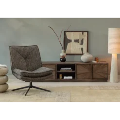 Woood Laurel bijzettafel met spikkels beige