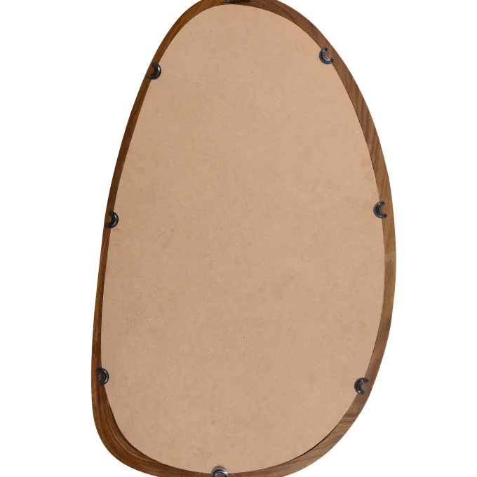 Woood Leif spiegel hout naturel 64x38cm