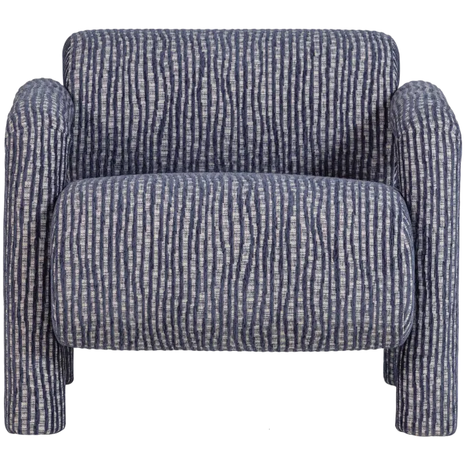 Woood Lenny Fauteuil Met Dessin Grijsblauw