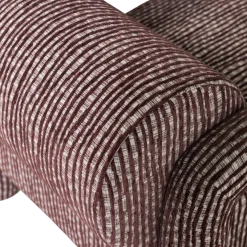Woood Lenny Fauteuil Met Dessin Bordeauxrood