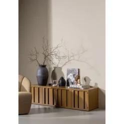 Woood Level tv-meubel metaal honinggeel 44x160cm