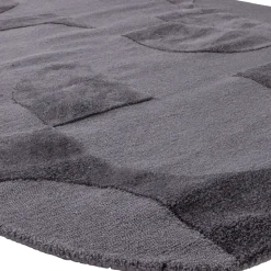 Woood Livo Vloerkleed Viscose/Wol Grijs 170x240 Cm