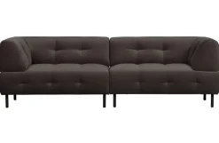 Woood Lloyd 4-zits Bank Gewassen Fluweel Cast Iron