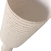 Woood Loft vloerlamp metaal/boucle naturel met strepen 130xo30cm