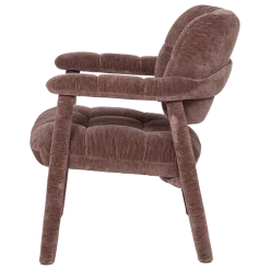 Woood Loom Fauteuil Chenille Structuur Oudroze [FSC]