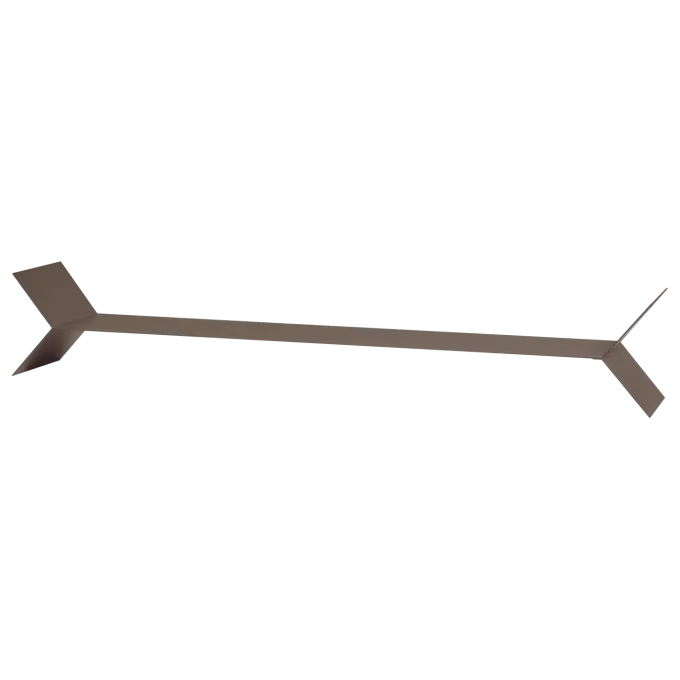 Woood Lorin Wandplanken Metaal Mokkabruin - Set Van 3