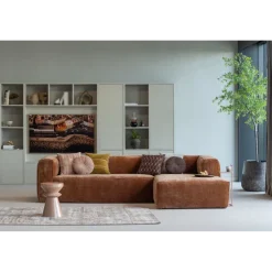 Woood Lovi vloerkleed polyester/katoen taupe 170x240cm
