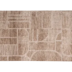 Woood Lovi vloerkleed polyester/katoen taupe 170x240cm