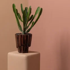 Woood Luen Plantenstandaard Metaal Lichtroze