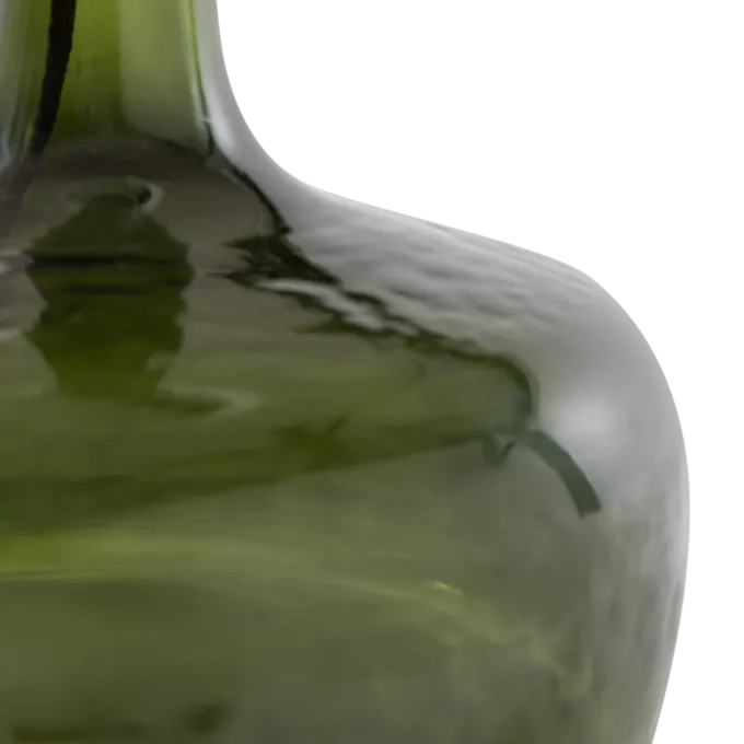 Woood Luma Tafellamp Glas Groen/Kap Naturel