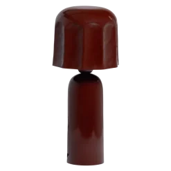 Woood Lumira Tafellamp Metaal Hoogglans Bruinrood