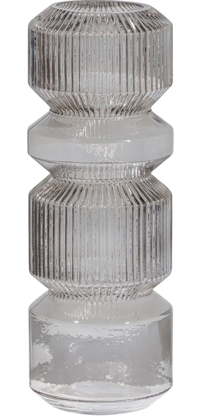 Woood Lyle Vaas Glas Licht Groen 35xØ13cm