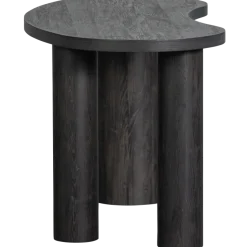 Woood MAAN organisch sidetable/bureau MDF donkerbruin