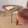Woood Mae Bijzettafel Organisch Mdf/Grenen Oudroze [FSC]