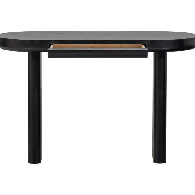 Woood Mael bureau/sidetable fineer zwart