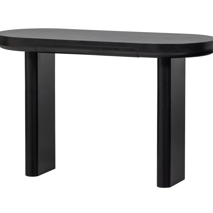 Woood Mael bureau/sidetable fineer zwart