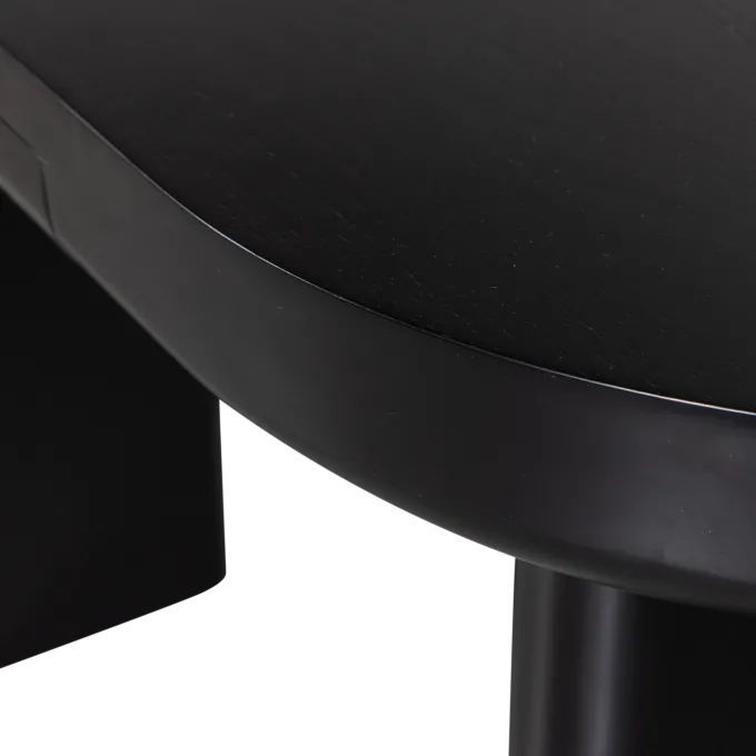 Woood Mael bureau/sidetable fineer zwart