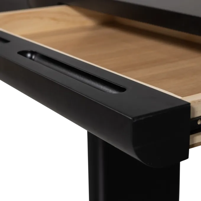 Woood Mael bureau/sidetable fineer zwart