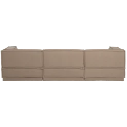 Woood Manu Chaise Longue Bank Links Teddy Taupe [fsc]